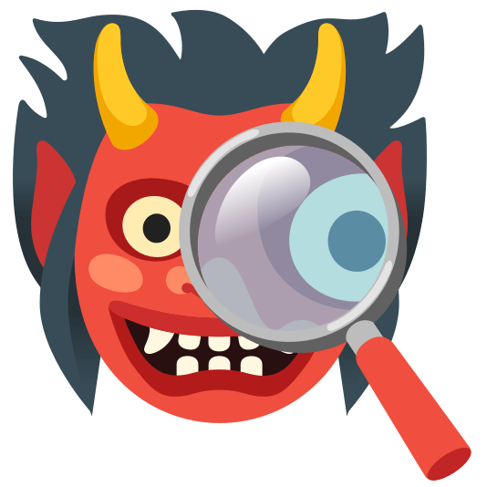 ogre and magnifying glass tilted right