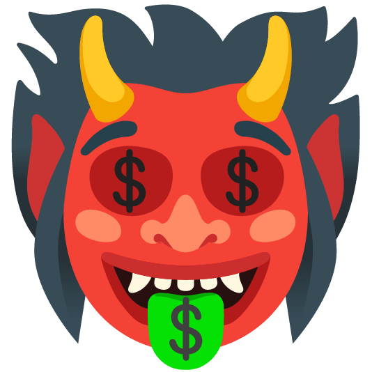 Ogre and Money-mouth face