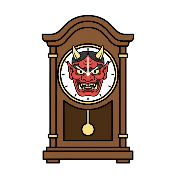 Ogre and New moon face