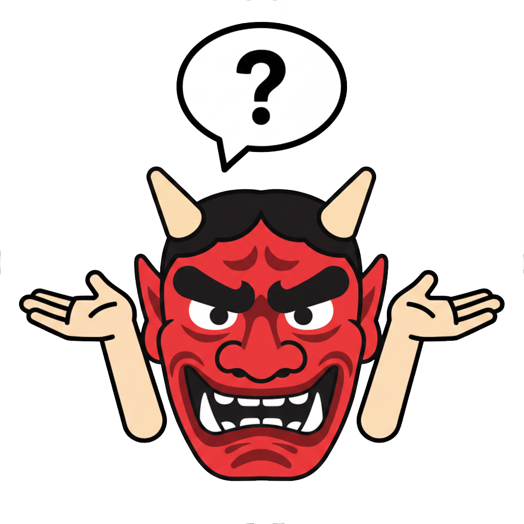 ogre and person shrugging