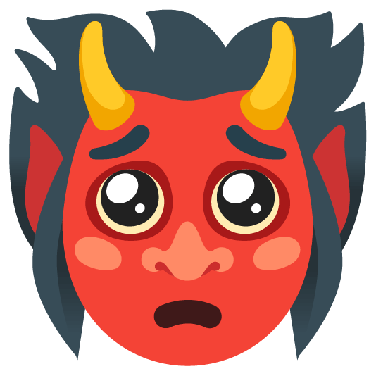 ogre and pleading face