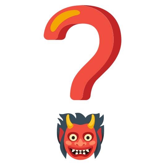 ogre and red question mark