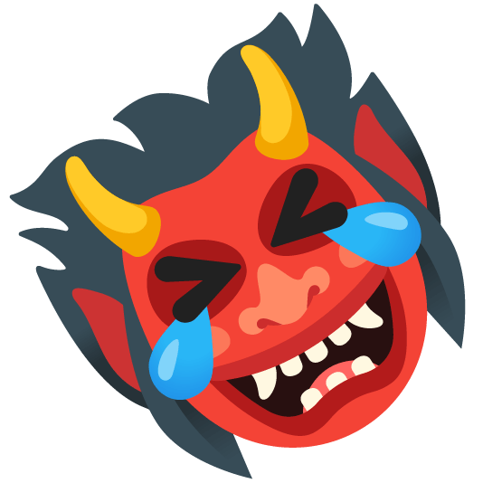 Ogre and Rolling on the floor laughing