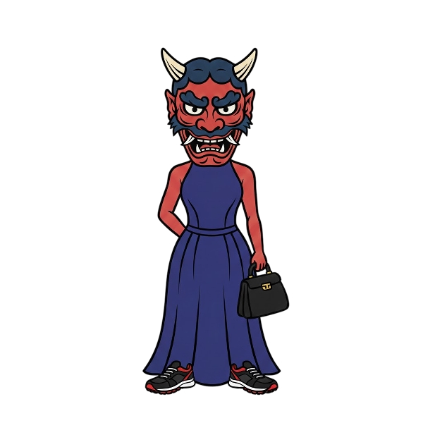 Ogre and Running shoe