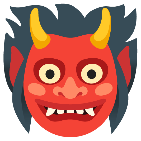 Ogre and Slightly smiling face