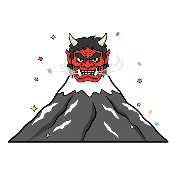 Ogre and Snow-capped mountain