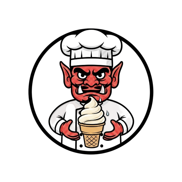 Ogre and Soft ice cream