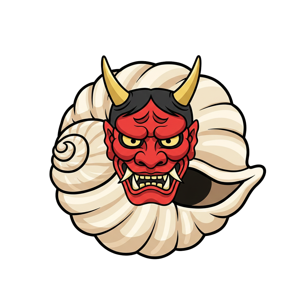 ogre and spiral shell