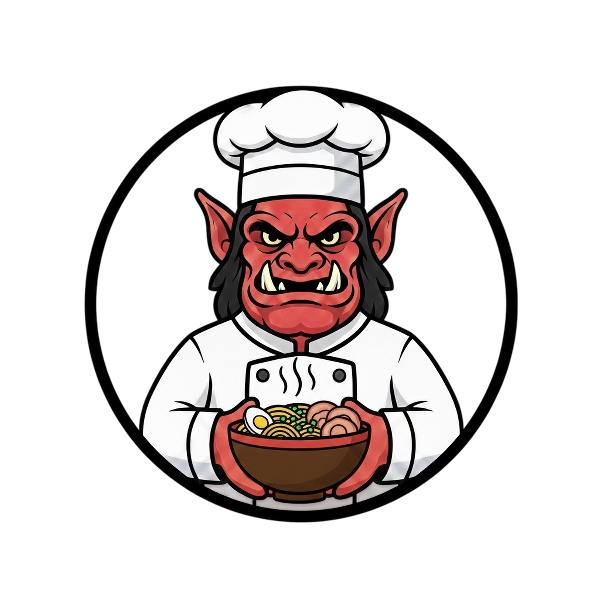 Ogre and Steaming bowl