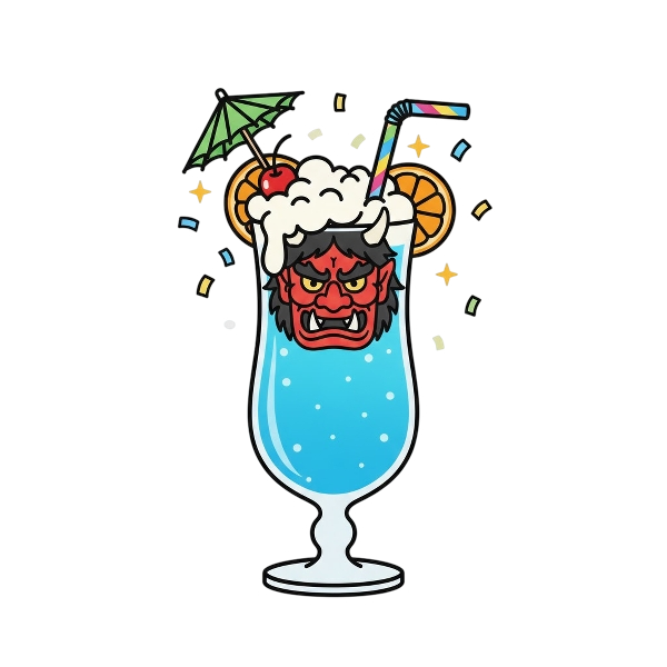 Ogre and Tropical drink