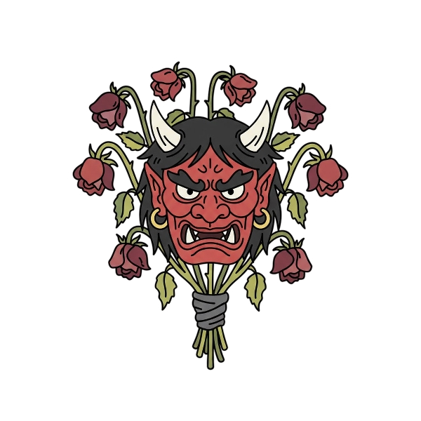 Ogre and Wilted flower