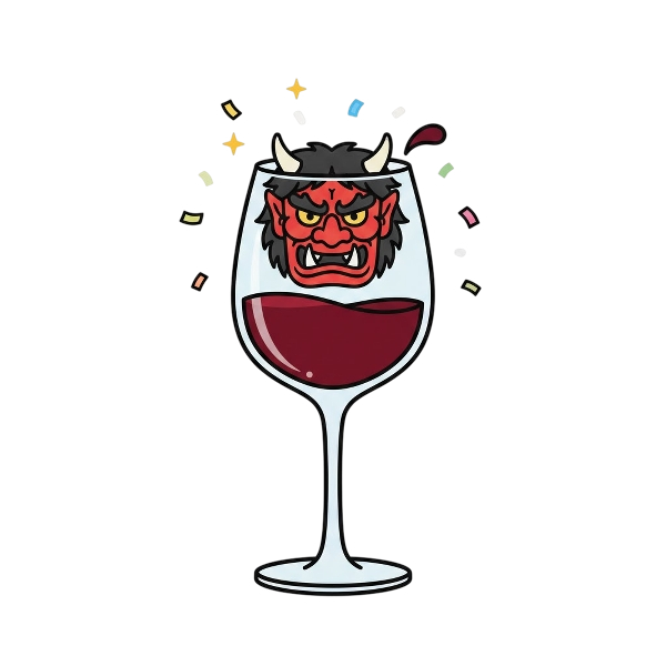 Ogre and Wine glass