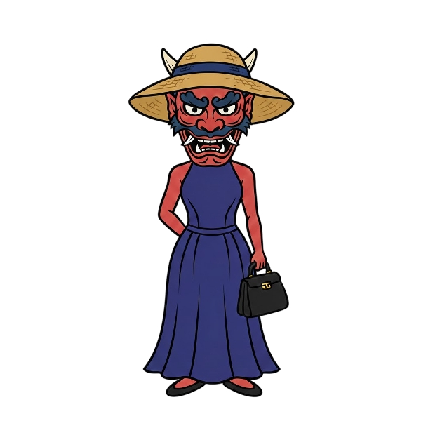 Ogre and Woman’s hat