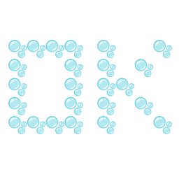 OK button and bubbles