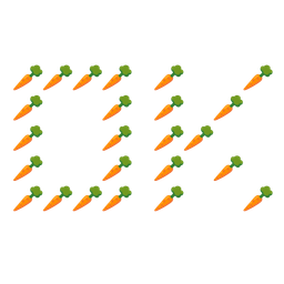 OK button and carrot