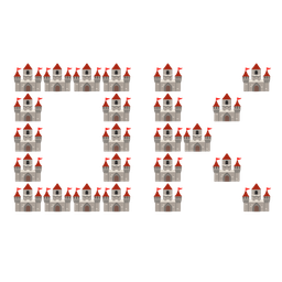 OK button and castle