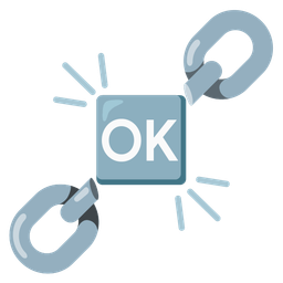 OK button and chains