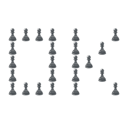 OK button and chess pawn