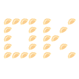 OK button and dumpling