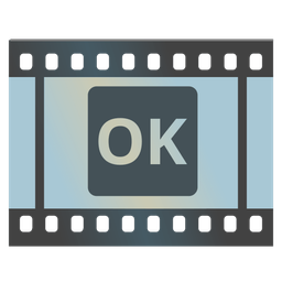 OK button and film frames