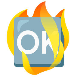 OK button and fire