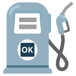 OK button and fuel pump