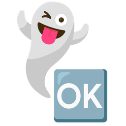 OK button and ghost