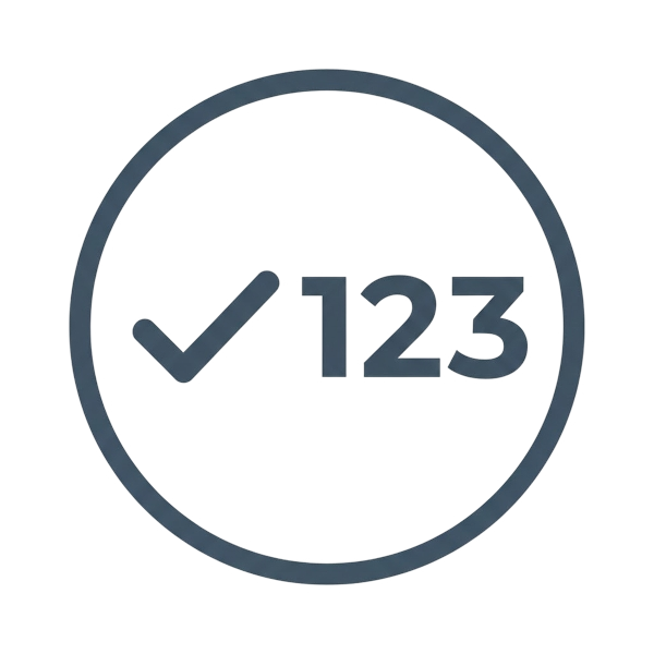 OK button and Input numbers