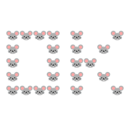 OK button and mouse face