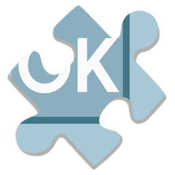 OK button and puzzle piece