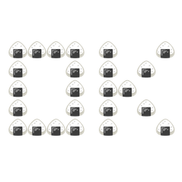 OK button and rice ball