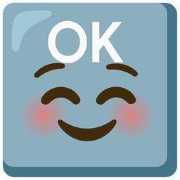 OK button and Smiling face