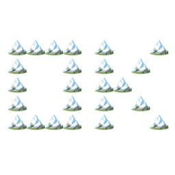 OK button and snow-capped mountain