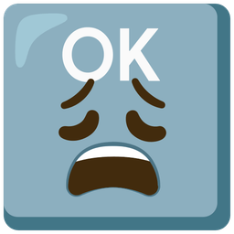 OK button and weary face