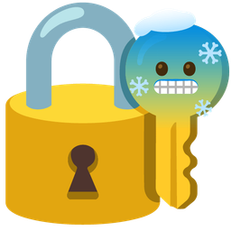 old key and cold face