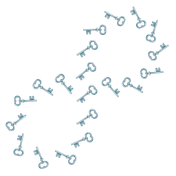 old key and infinity