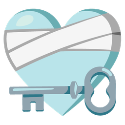 old key and mending heart