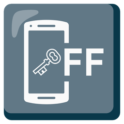 old key and mobile phone off