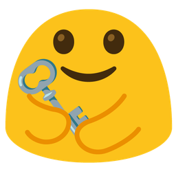 old key and people hugging