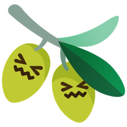 olive and confounded face