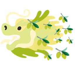 olive and dragon