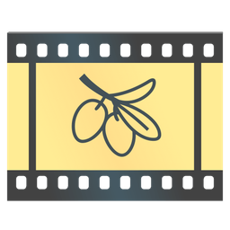 olive and film frames