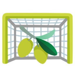 olive and goal net
