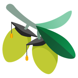 olive and graduation cap