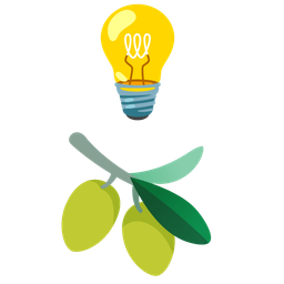 olive and light bulb