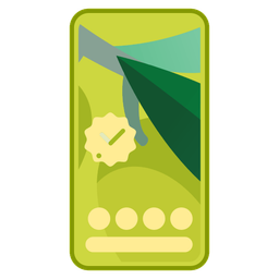 olive and mobile phone