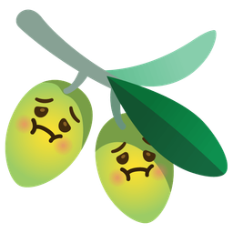 olive and nauseated face