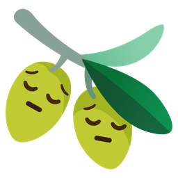 olive and pensive face