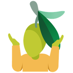 olive and person shrugging