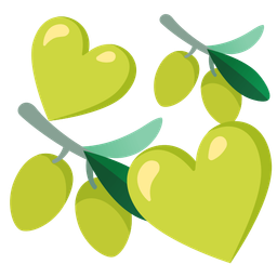 olive and revolving hearts